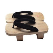 Japanese Wooden Clogs Height Increasing Sandals for Beach