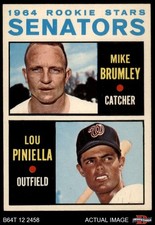 1964 Topps #167 Lou Piniella / Mike Brumley Senators RCs RC 5.5 - EX+