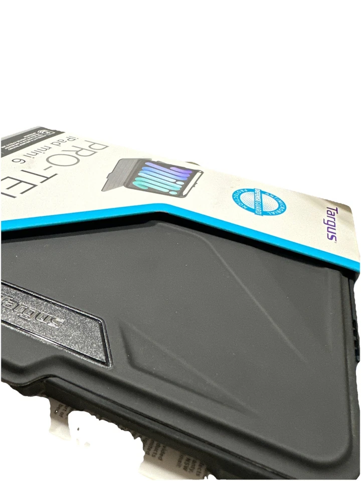 New Targus Pro-Tek For IPad Mini 6 Case Black THZ911US Antimicrobial Protection - Image 3 of 3