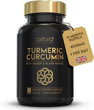 Advanced Turmeric and Black Pepper Capsules 4030mg Made in the UK | ONE per Day