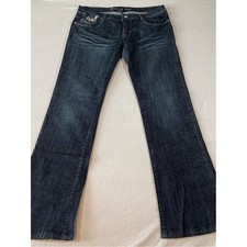 Grace in LA Dark Blue Flare Jeans