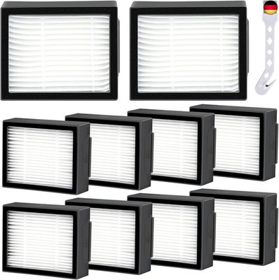 Pack of 10 HEPA Replacement Filters Compatible with iRobot i-Robot Roomba i7 i7