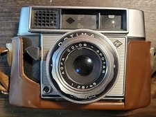 Agfa Optima III Compur 35mm Camera 45mm 1:2.8 Agfa Color-Apotar Lens And Case