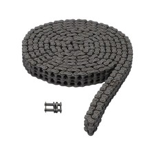 35-2 Duplex Roller Chain 10 Feet Heavy Duty Double Strand with 2 Master Links