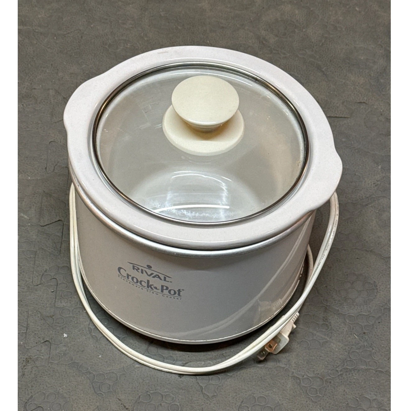 Rival Crock-Pot Slow Cooker - 1.5 Quart, White