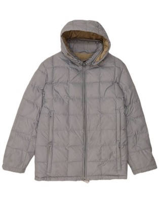 Paul & Shark wattierte Damenjacke mit Kapuze UK 14 mittelblau CN11