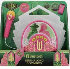 Wicked Movie Sing along Boom Box with microphone & lights,  Bluetooth