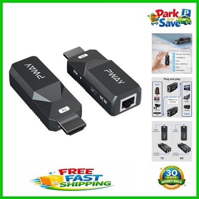 Long-Distance HDMI Extender (165ft) for 1080P HD Video - Cat5e/6/7 Compatible