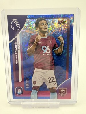 2026 Topps Premier League Numbered Parallel /150 Blue Marcus Edward s Burnley