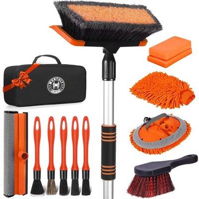 Stemni 62'' Car Wash Brush with Long Handle, Complete Car Wash Kit, ScratchFr...