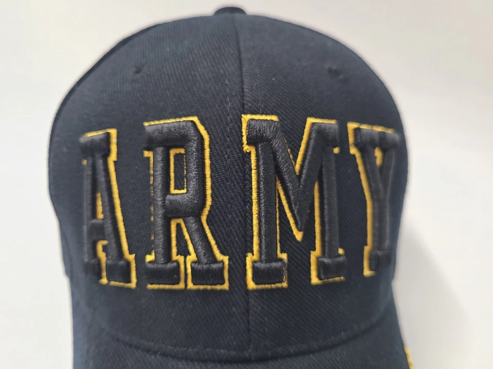 Gorra ajustable United States Go Army Coliseo mezcla de lana EE. UU. militar negra Foto 4 de 4