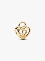 Pandora Charm AnhäNger Bead Vergoldetes Metall Goldfarben Herz Poliert 764358C00