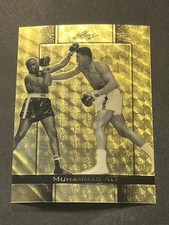 Marketplace image: 2010 Leaf Metal Muhammad Ali SUPERFRACTOR PROOF #50 w/crease