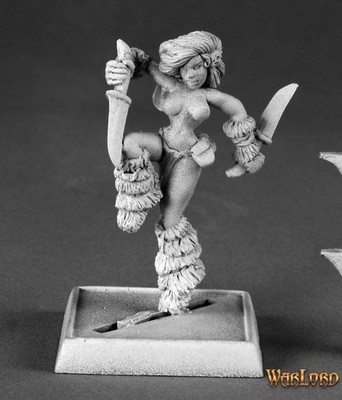 Reaper 14579 Handmaiden of Keskura, Icingstead Warlord Metal Miniature