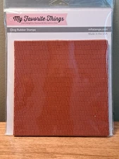 My Favorite Things Make Your Mark Background Cling Rubber Stamp RETIRED