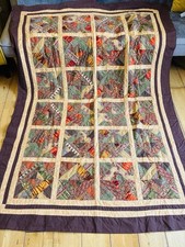 Atemberaubende Vintage Handarbeit Patchwork g...