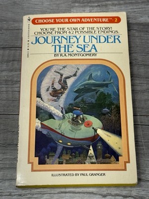 1981 Journey Under the Sea Choose Your Own Adventure #2 Book by RA Montgomery