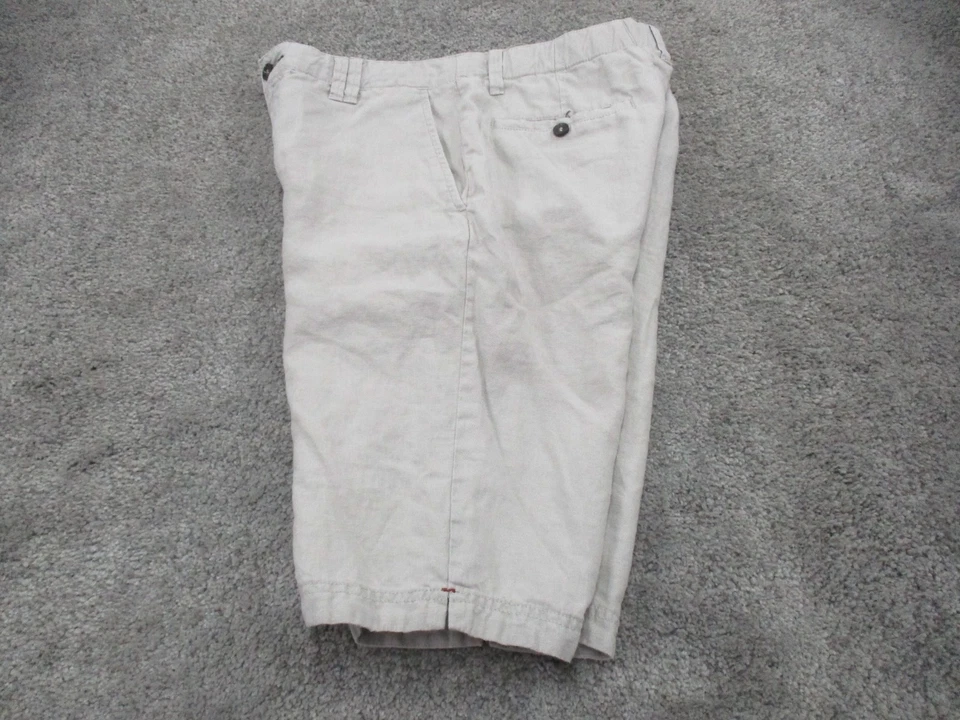 Paul Smith Linen Shorts 33 Chino/Walk W32 Pockets Beige Khaki - image 4 of 4