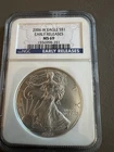 U.S. Mint 2006 American Silver Eagle $1 NGC MS69 1 oz .999 Cert 1556998-351