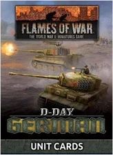 Battlefront Miniatures Flames of War Late War D-Day German Unit Cards FOW FW263U