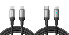 Joyroom S-A10 USB C Apple PD 30W 100W Fast Charging Braided Cable 1.2m