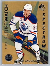2016-17 SP Authentic #S-65 Drake Caggiula Edmonton Oilers Future Watch Gold #/50