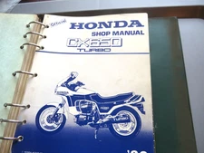 NOS Honda CX650 Turbo 650 1983 Genuine Owners Shop Manual & Binder 61ME700