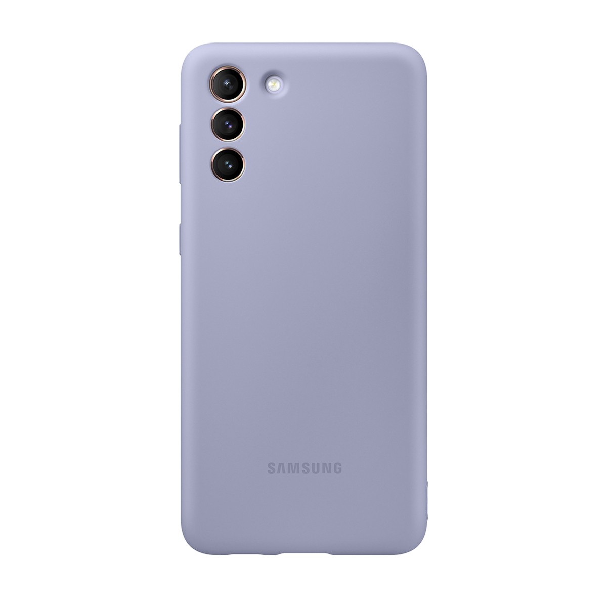 Coque silicone violette Galaxy S21 Plus pour le quotidien et les sorties