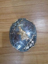 Cool Flashy Belt Buckle Bling Western Rodeo Style Versatille  Sleek Detailed.