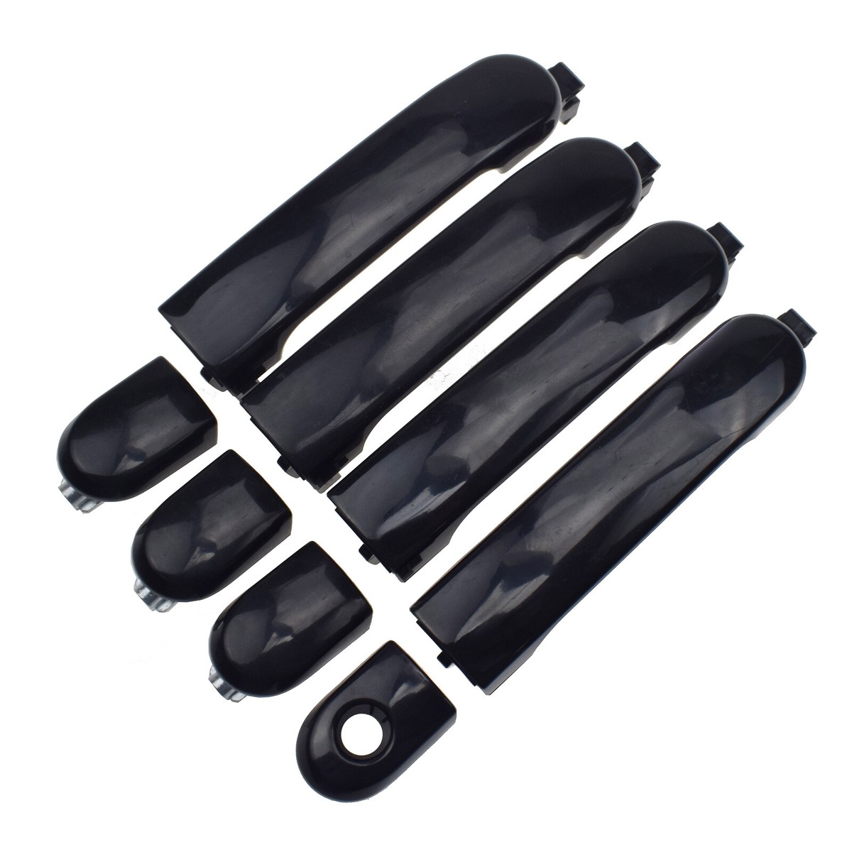 モンゴル本　セット Set of 4 Exterior Door Handles FL FR RL RR For Nissan Versa 2007