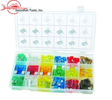 Swordfish 51050 - 166pc Auto Home Multiple Size Electrical Fuse Assortment
