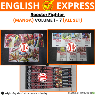 ホイッスル! 英語版　漫画　English Manga Rooster Fighter Japanese Manga Series in English Volume 1-6 All