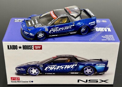 Mini GT Kaido House Honda NSX Evasive V2 Blue 1:64 KHMG137 | eBay