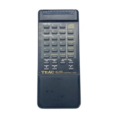 Genuine TEAC RC-452 5-Disc CD Original Player Remote OEM PD-D700 CD Multi Player