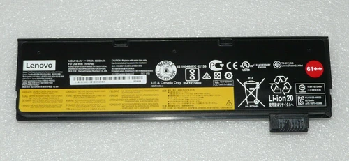 GENUINE LENOVO THINKPAD T470 T480 T570 T580 72WH 61++ BATTERY 01AV427 SB10K97584