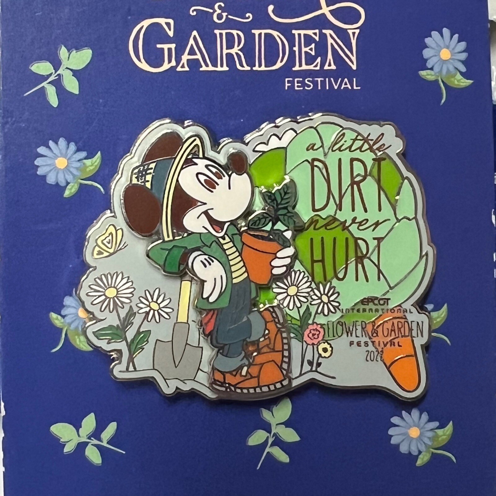 Disney Epcot Flower and Garden Festival Mickey Mouse Pin 2022 LR | Disney Pin
