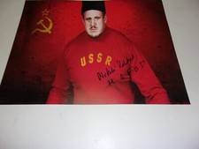 NIKOLAI VOLKOFF WRESTLING HOF 05,WWE RUSSIAN STAR #3 W/HOLO SIGNED 11X14 PHOTO