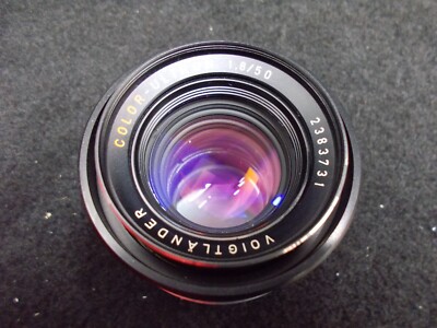 Voigtländer Color-Ultron, 1.8/50. #X-40-06 | eBay