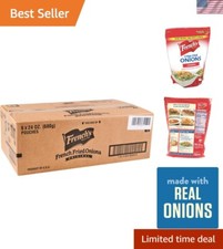 Original Crispy Fried Onions, 24 oz Pack of 6 - Six 24 Ounce Bags of Crunchy ...