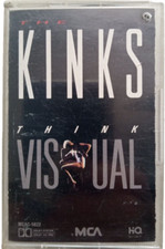 The Kinks, Think Visual, Audio Music Cassette Tape 1986, Rock Album, MCA Records