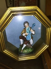 VTG Creative Designs by Gra Ric Octagonal 3D Shadow Box With Figure Inside 9"x 9