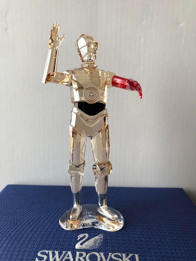 Swarovski Star Wars C-3PO Collaboration Crystal Figurine w/Box