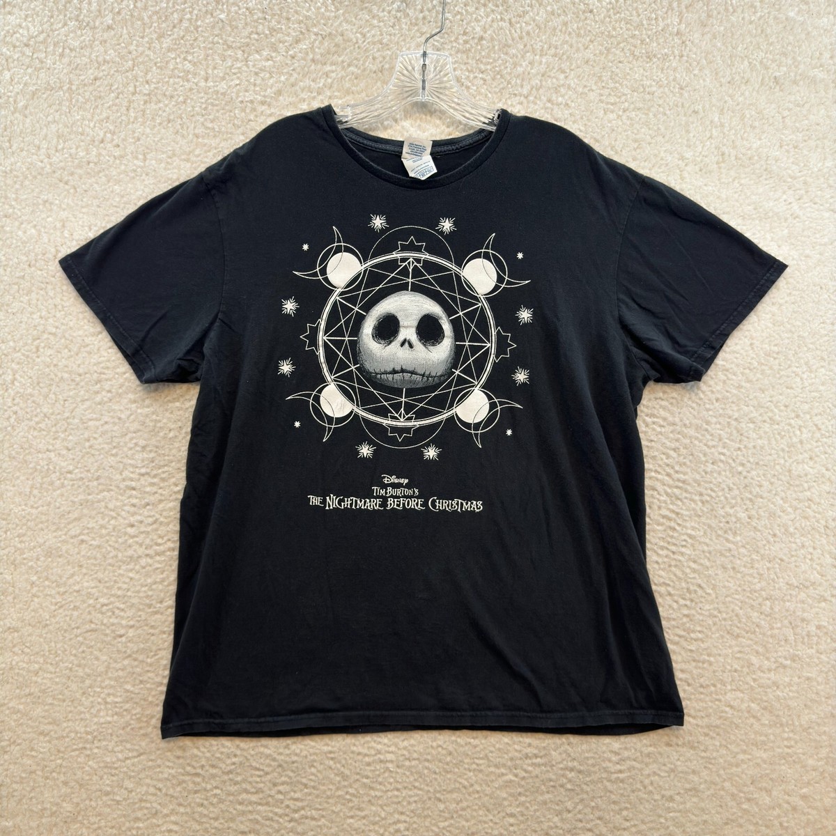 Vintage Nightmare Before Christmas T-Shirt XL Jack Skellington  