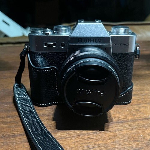 Handmade Leather Camera Half Cover Protection Case Base For Fujifilm X-T30 ii - Picture 5 of 19