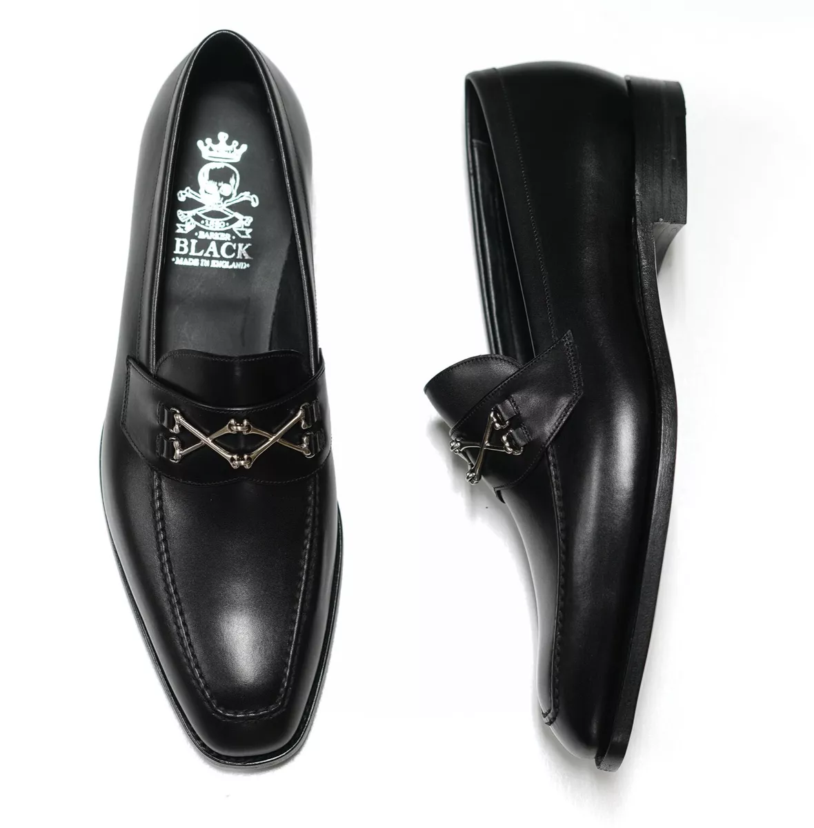 Barker black wolfe best sale loafer