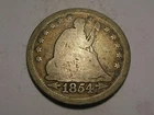 1854 Seated Liberty Quarter (Attractive)