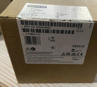 1PC New Siemens 6ES7214-1AG40-0XB0 6ES7 214-1AG40-0XB0 Central Processing Unit