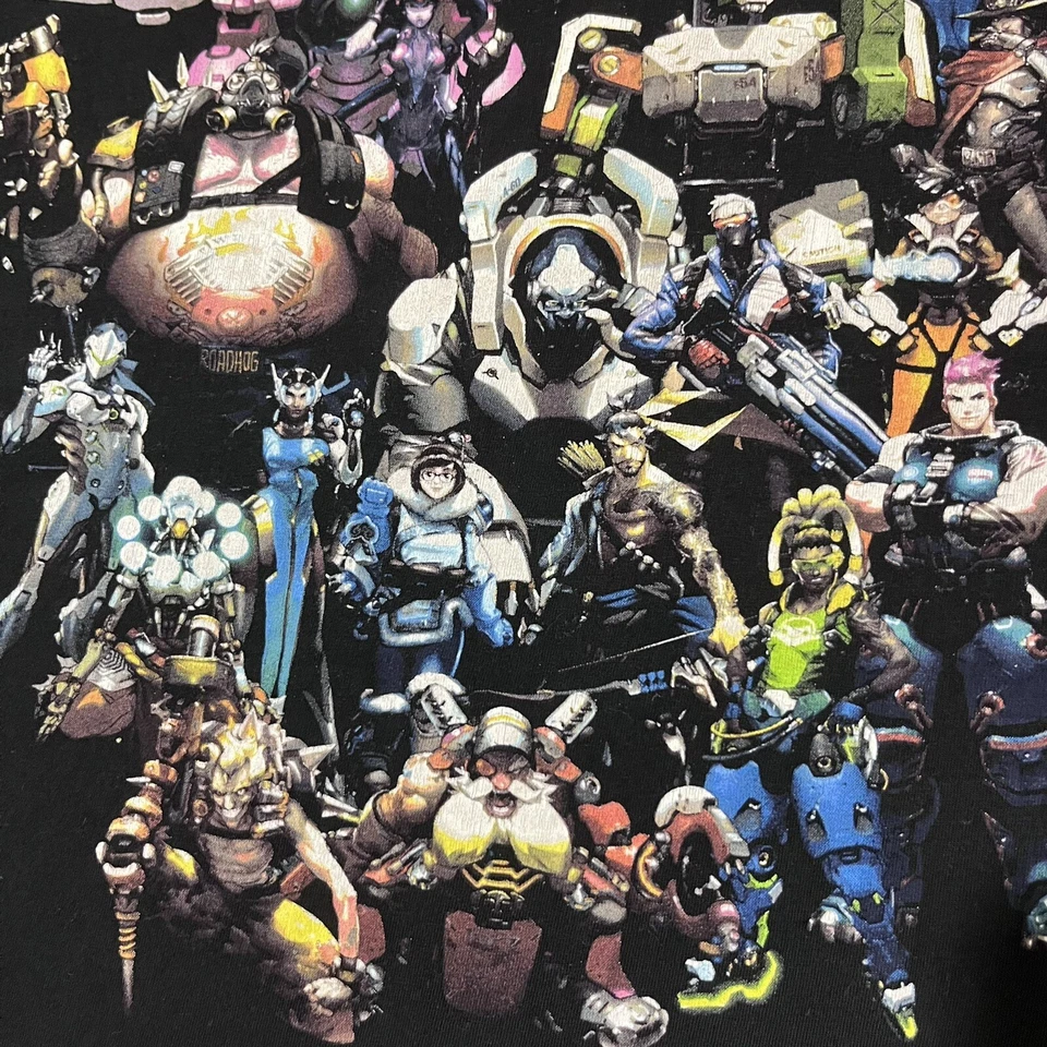 Camisa Videojuego Overwatch Uniqlo Blizzard Entertainment Grande World Of Warcraft Foto 4 de 4