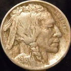 1913-D Buffalo Nickel Variety 1 Choice Original XF/AU Full Horn