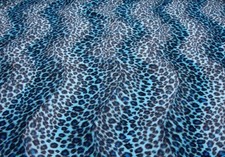 Faux fur Baby Cheetah Blue velboa Upholstery kids fabric 58" wide fabric